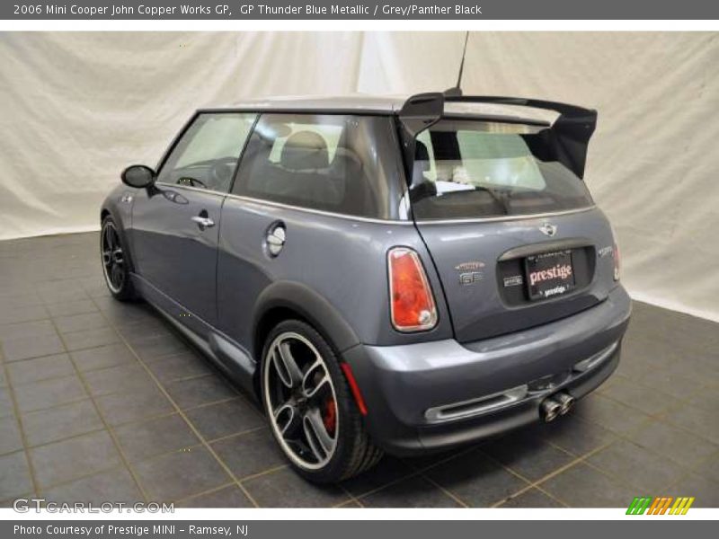 GP Thunder Blue Metallic / Grey/Panther Black 2006 Mini Cooper John Copper Works GP