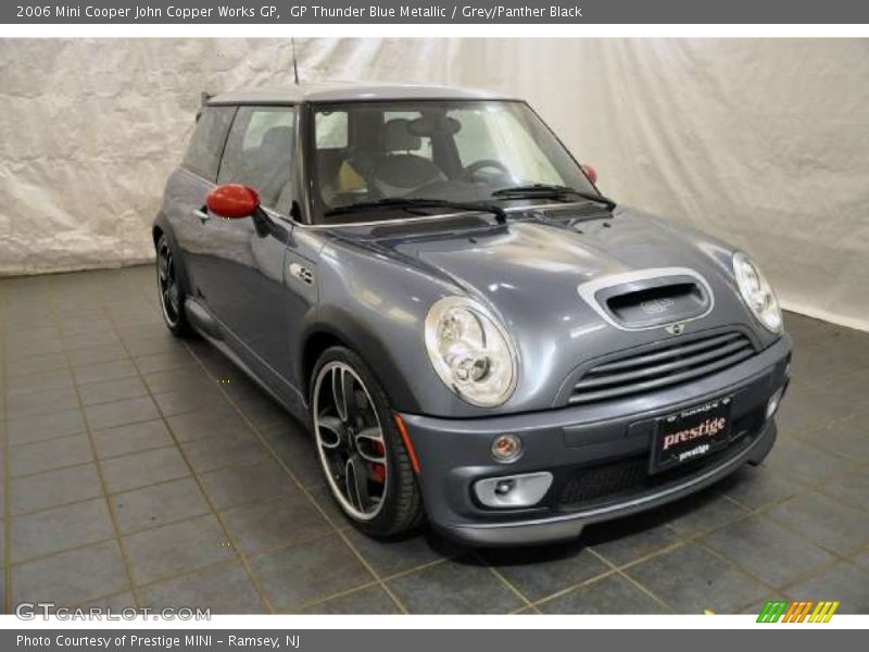 GP Thunder Blue Metallic / Grey/Panther Black 2006 Mini Cooper John Copper Works GP