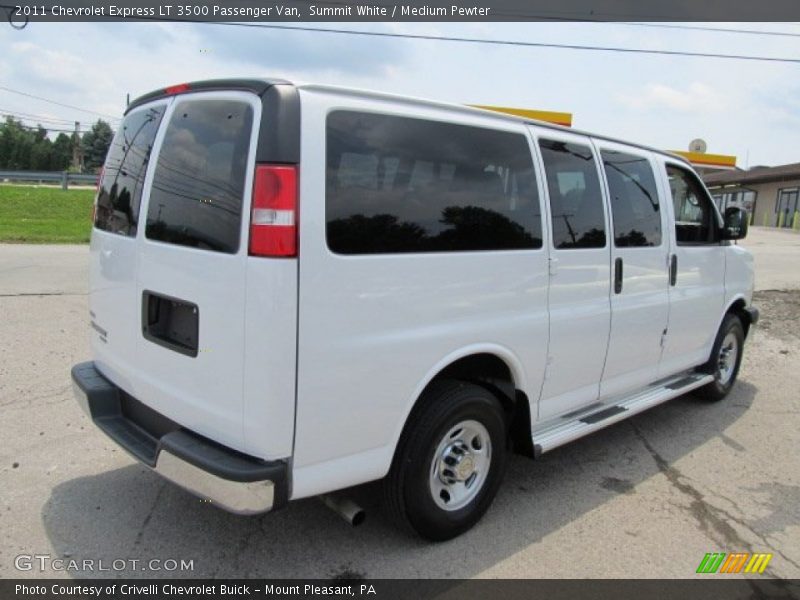 Summit White / Medium Pewter 2011 Chevrolet Express LT 3500 Passenger Van