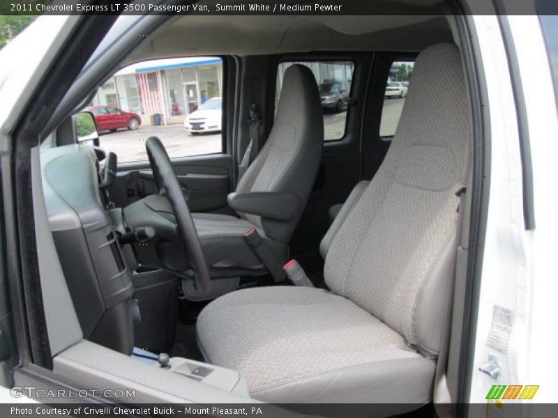  2011 Express LT 3500 Passenger Van Medium Pewter Interior