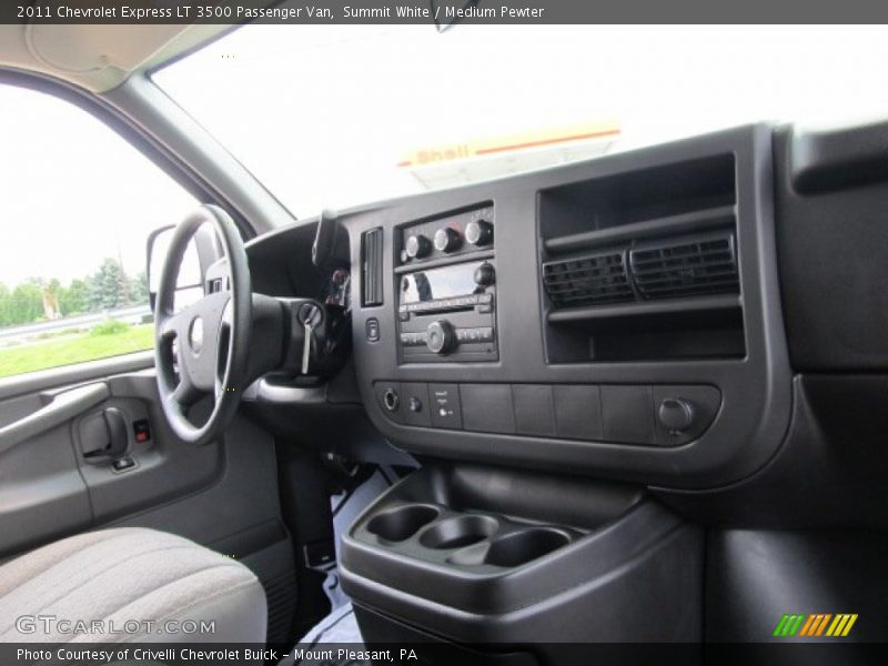 Summit White / Medium Pewter 2011 Chevrolet Express LT 3500 Passenger Van