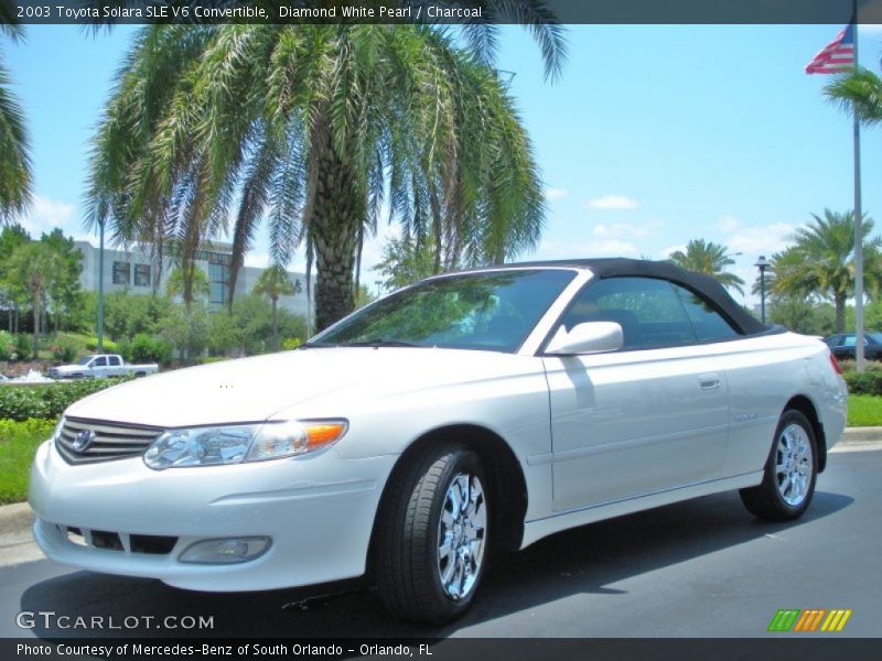 Front 3/4 View of 2003 Solara SLE V6 Convertible