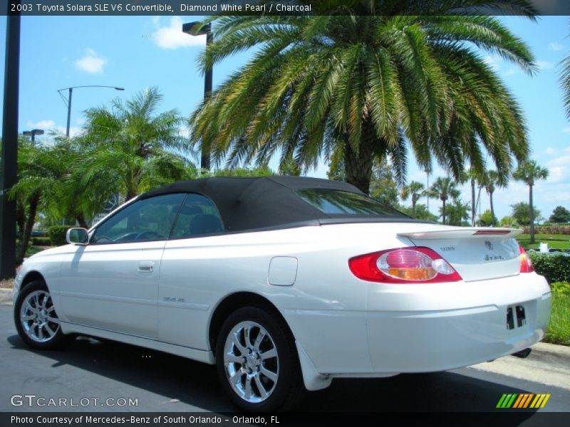  2003 Solara SLE V6 Convertible Diamond White Pearl