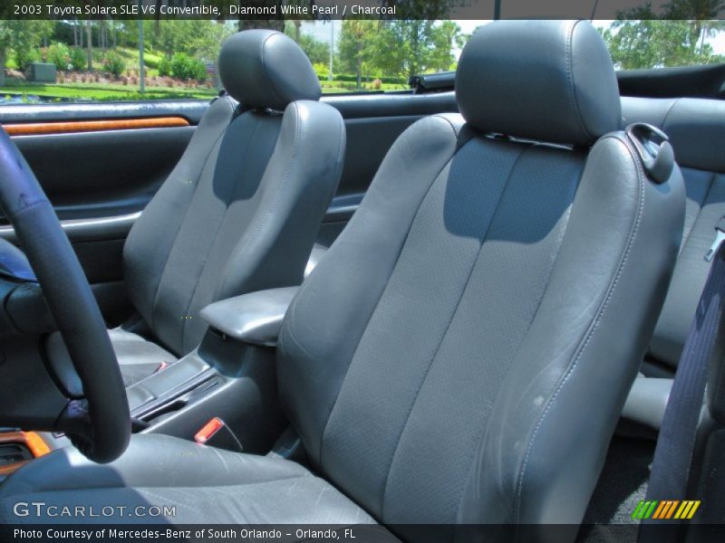  2003 Solara SLE V6 Convertible Charcoal Interior