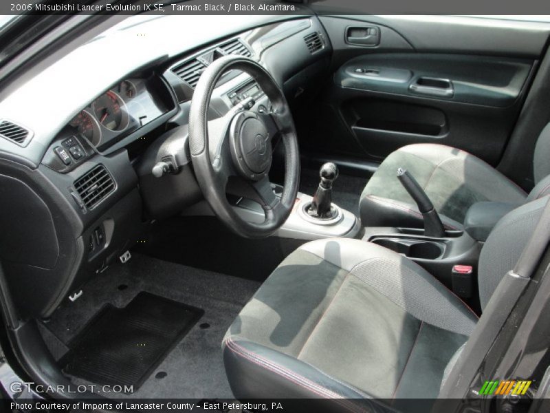  2006 Lancer Evolution IX SE Black Alcantara Interior