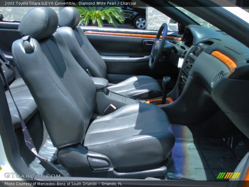  2003 Solara SLE V6 Convertible Charcoal Interior