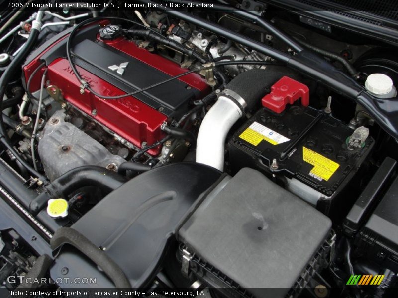 Tarmac Black / Black Alcantara 2006 Mitsubishi Lancer Evolution IX SE