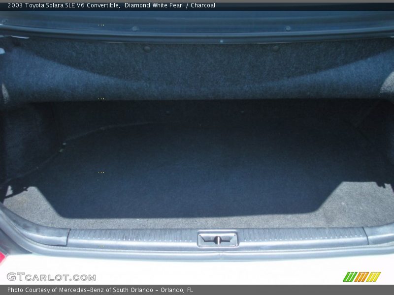 Diamond White Pearl / Charcoal 2003 Toyota Solara SLE V6 Convertible