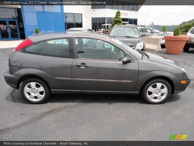 Liquid Grey Metallic / Charcoal/Charcoal 2005 Ford Focus ZX3 S Coupe