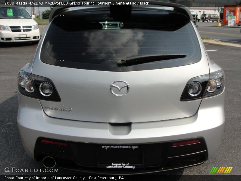 Sunlight Silver Metallic / Black 2008 Mazda MAZDA3 MAZDASPEED Grand Touring