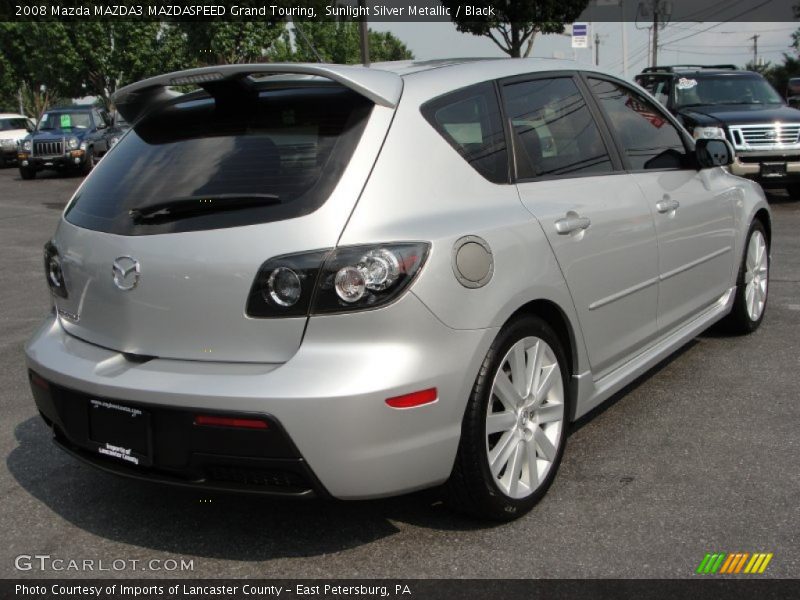 Sunlight Silver Metallic / Black 2008 Mazda MAZDA3 MAZDASPEED Grand Touring
