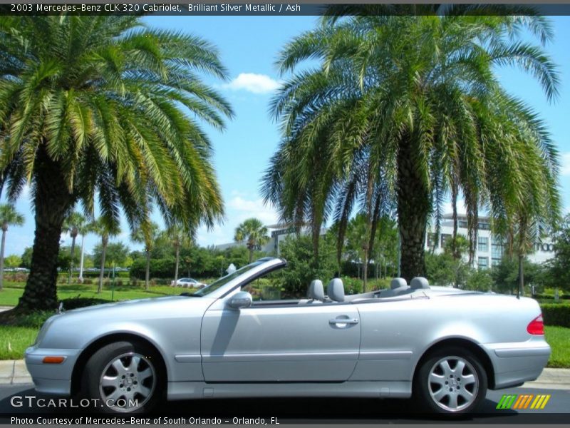  2003 CLK 320 Cabriolet Brilliant Silver Metallic