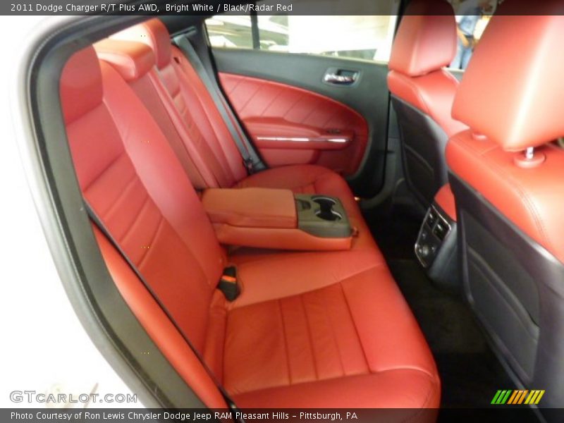  2011 Charger R/T Plus AWD Black/Radar Red Interior