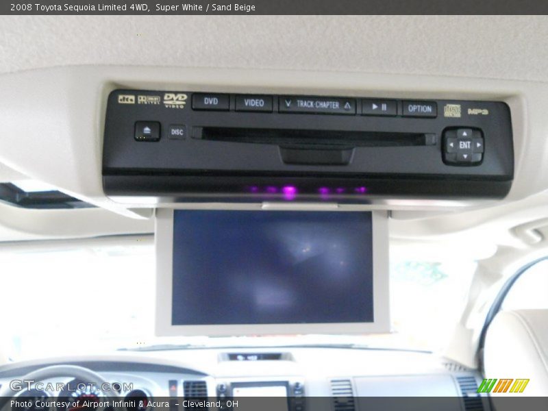 Super White / Sand Beige 2008 Toyota Sequoia Limited 4WD