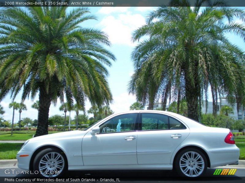 Arctic White / Cashmere 2008 Mercedes-Benz E 350 Sedan