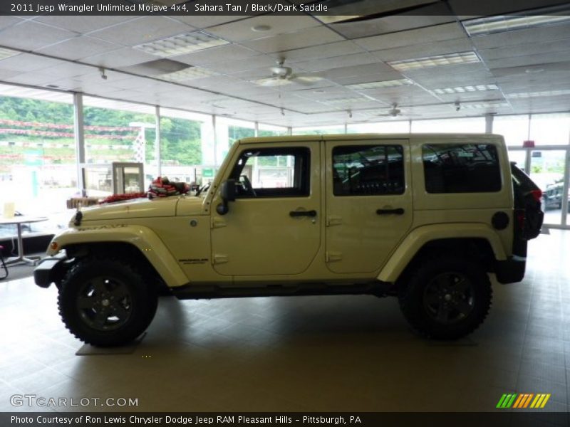 Sahara Tan / Black/Dark Saddle 2011 Jeep Wrangler Unlimited Mojave 4x4