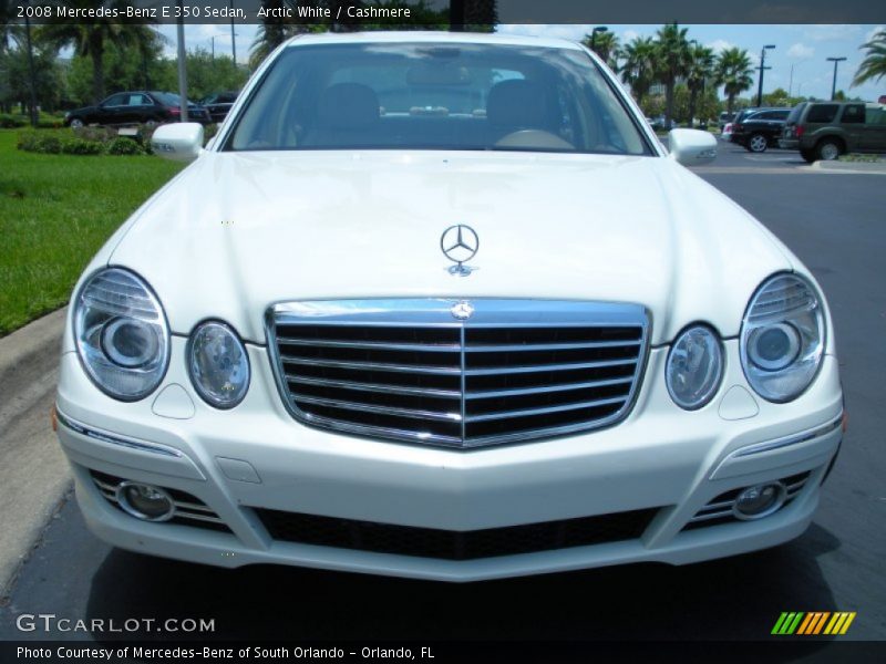 Arctic White / Cashmere 2008 Mercedes-Benz E 350 Sedan