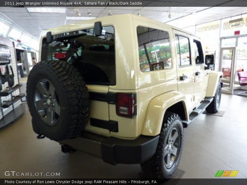 Sahara Tan / Black/Dark Saddle 2011 Jeep Wrangler Unlimited Mojave 4x4
