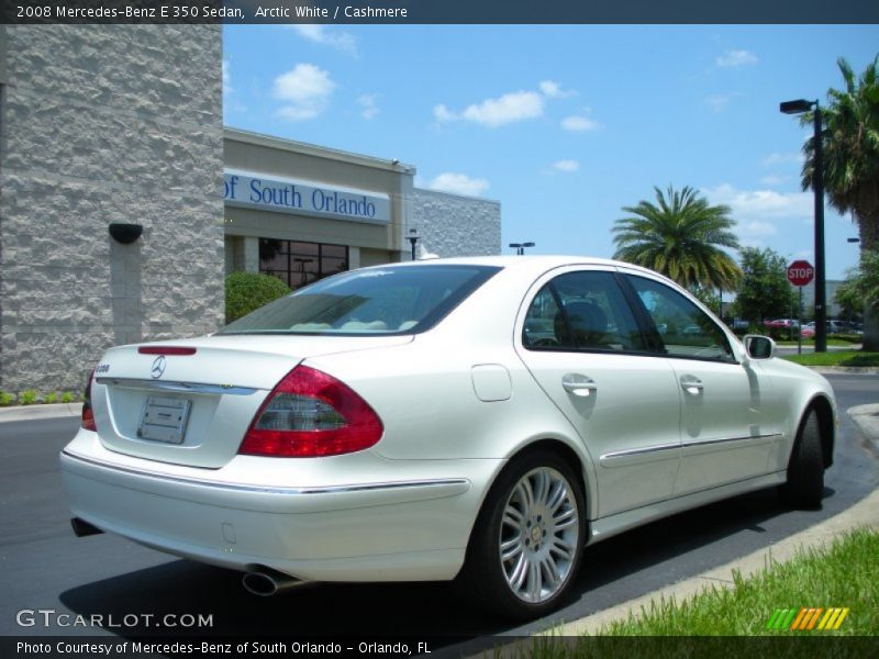 Arctic White / Cashmere 2008 Mercedes-Benz E 350 Sedan