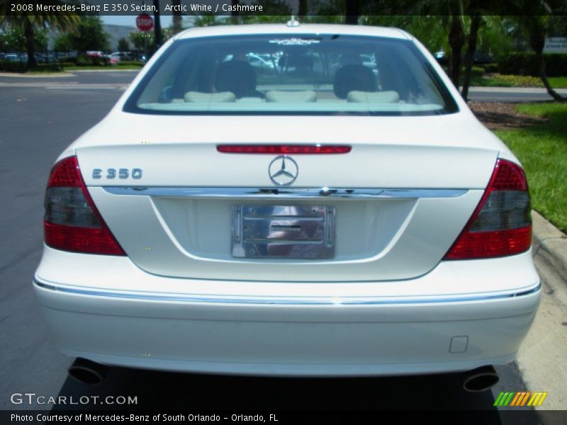 Arctic White / Cashmere 2008 Mercedes-Benz E 350 Sedan