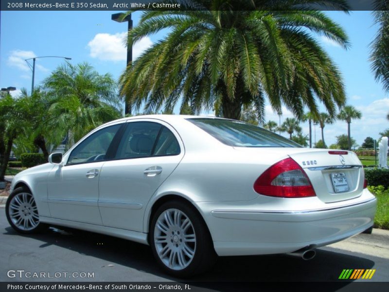 Arctic White / Cashmere 2008 Mercedes-Benz E 350 Sedan