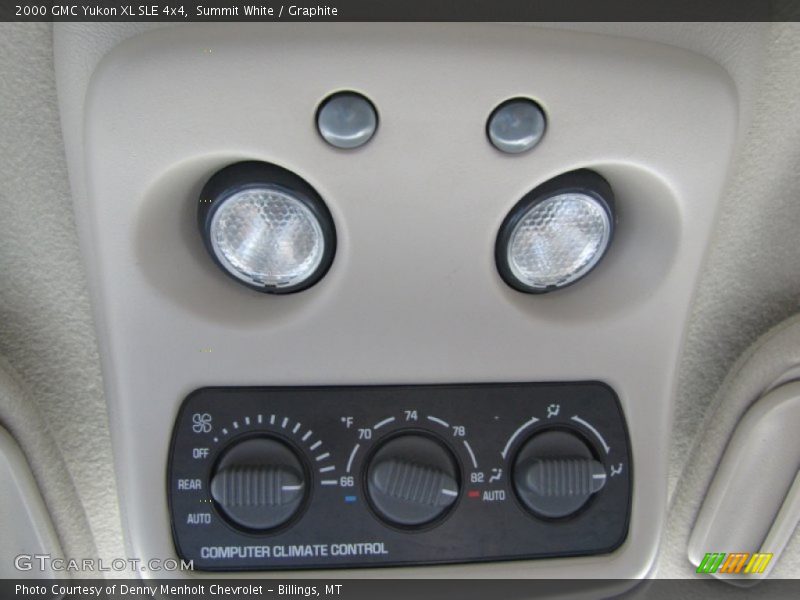 Summit White / Graphite 2000 GMC Yukon XL SLE 4x4