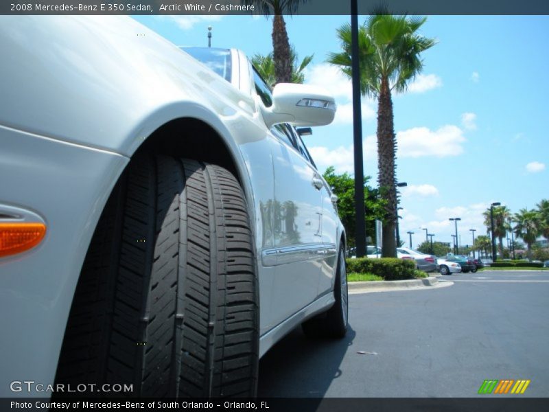 Arctic White / Cashmere 2008 Mercedes-Benz E 350 Sedan