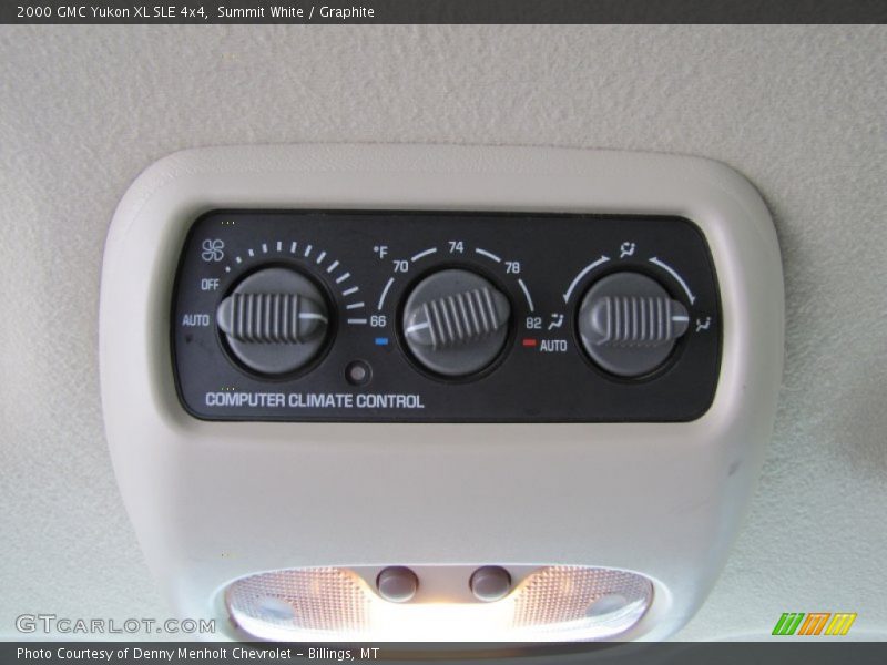 Controls of 2000 Yukon XL SLE 4x4
