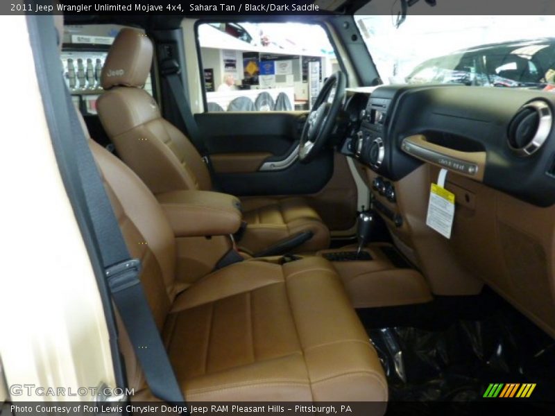 Sahara Tan / Black/Dark Saddle 2011 Jeep Wrangler Unlimited Mojave 4x4