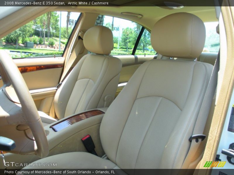 Arctic White / Cashmere 2008 Mercedes-Benz E 350 Sedan