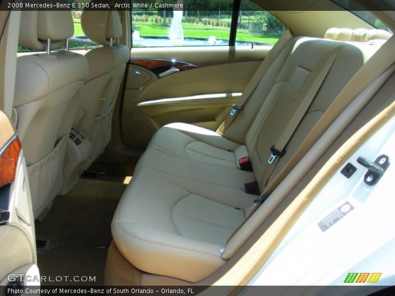 Arctic White / Cashmere 2008 Mercedes-Benz E 350 Sedan
