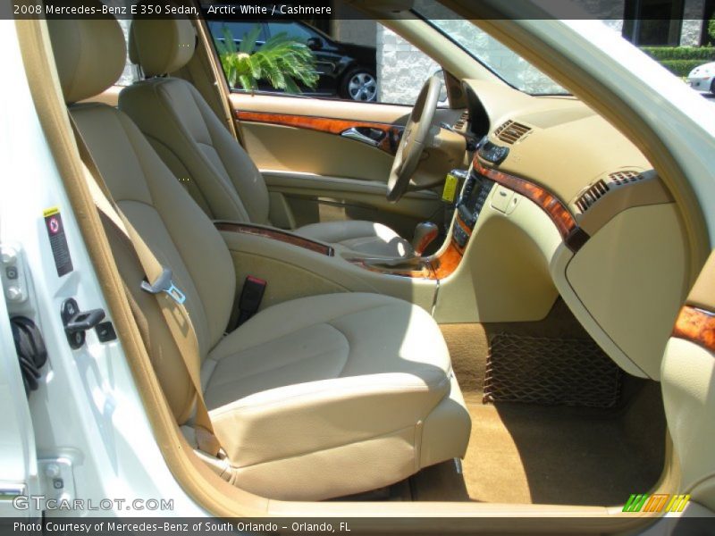 Arctic White / Cashmere 2008 Mercedes-Benz E 350 Sedan