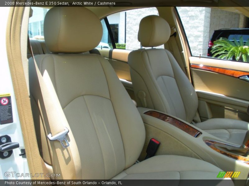 Arctic White / Cashmere 2008 Mercedes-Benz E 350 Sedan
