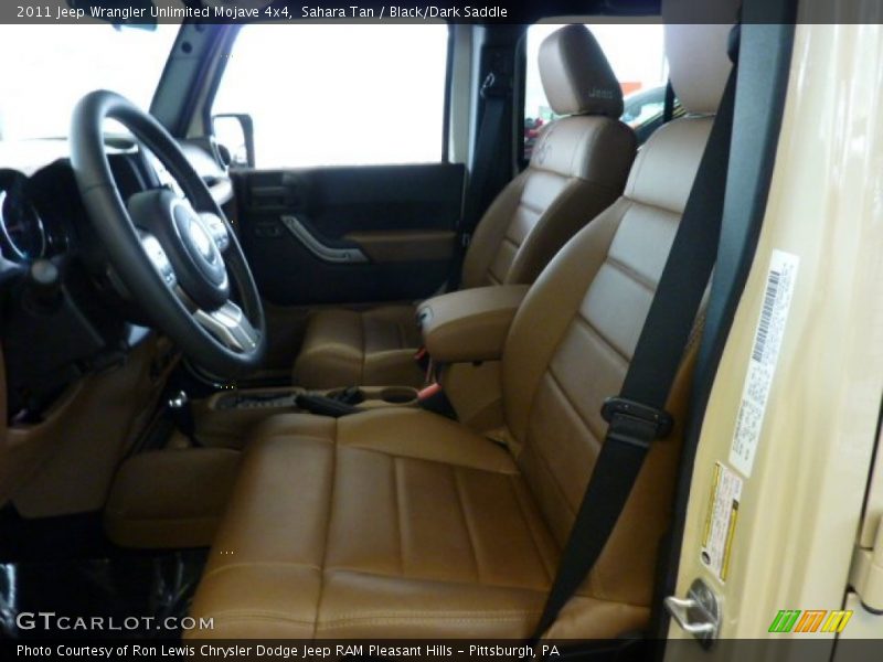Sahara Tan / Black/Dark Saddle 2011 Jeep Wrangler Unlimited Mojave 4x4