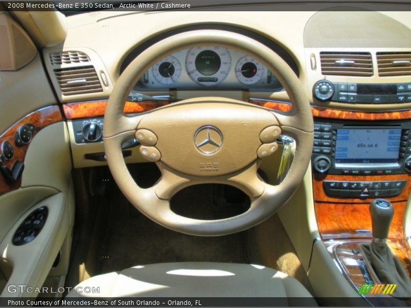 Arctic White / Cashmere 2008 Mercedes-Benz E 350 Sedan