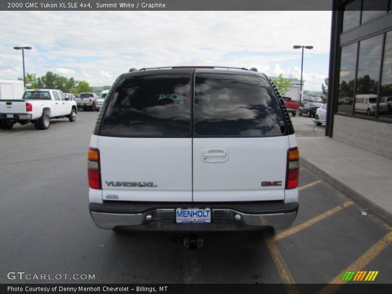 Summit White / Graphite 2000 GMC Yukon XL SLE 4x4