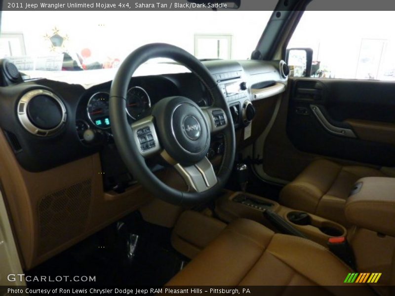 Sahara Tan / Black/Dark Saddle 2011 Jeep Wrangler Unlimited Mojave 4x4
