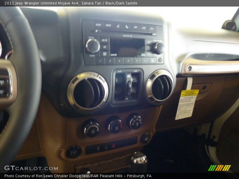 Sahara Tan / Black/Dark Saddle 2011 Jeep Wrangler Unlimited Mojave 4x4