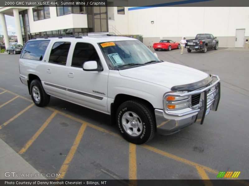 Summit White / Graphite 2000 GMC Yukon XL SLE 4x4