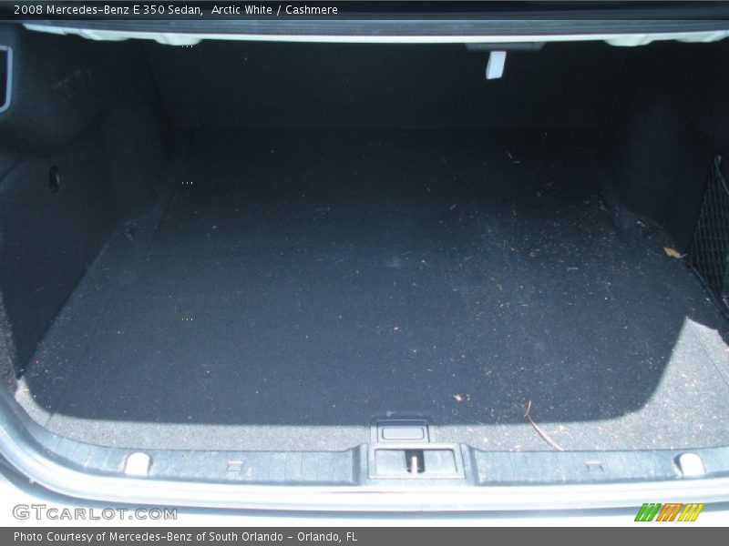 Arctic White / Cashmere 2008 Mercedes-Benz E 350 Sedan