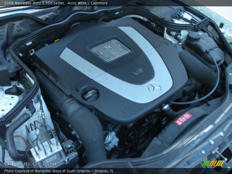 Arctic White / Cashmere 2008 Mercedes-Benz E 350 Sedan