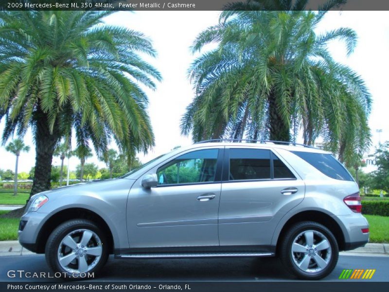 Pewter Metallic / Cashmere 2009 Mercedes-Benz ML 350 4Matic