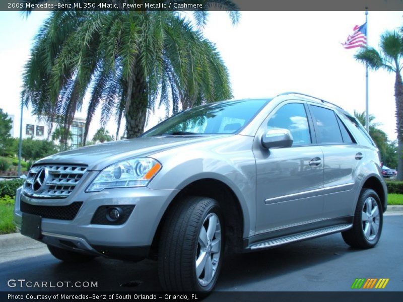 Pewter Metallic / Cashmere 2009 Mercedes-Benz ML 350 4Matic