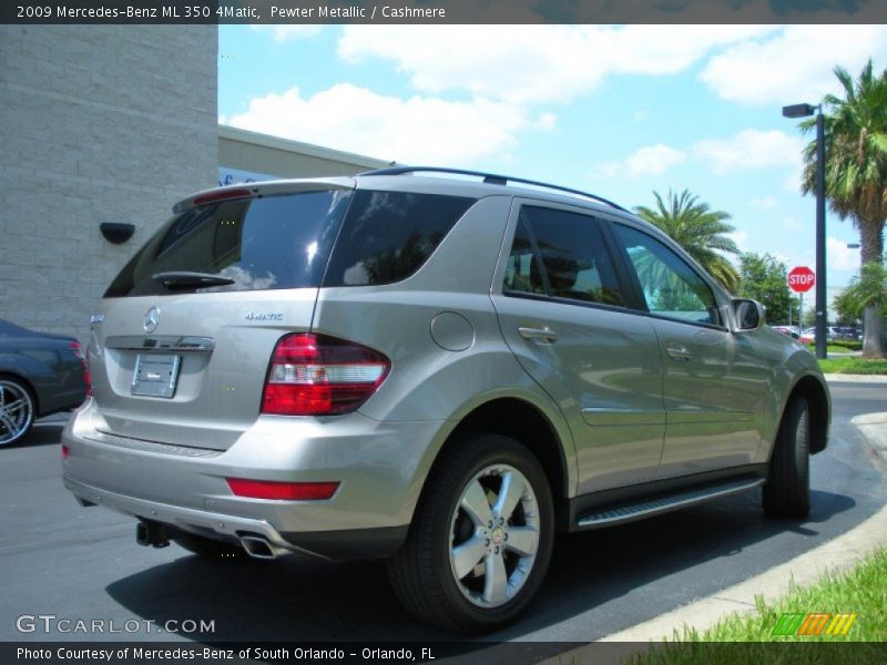 Pewter Metallic / Cashmere 2009 Mercedes-Benz ML 350 4Matic