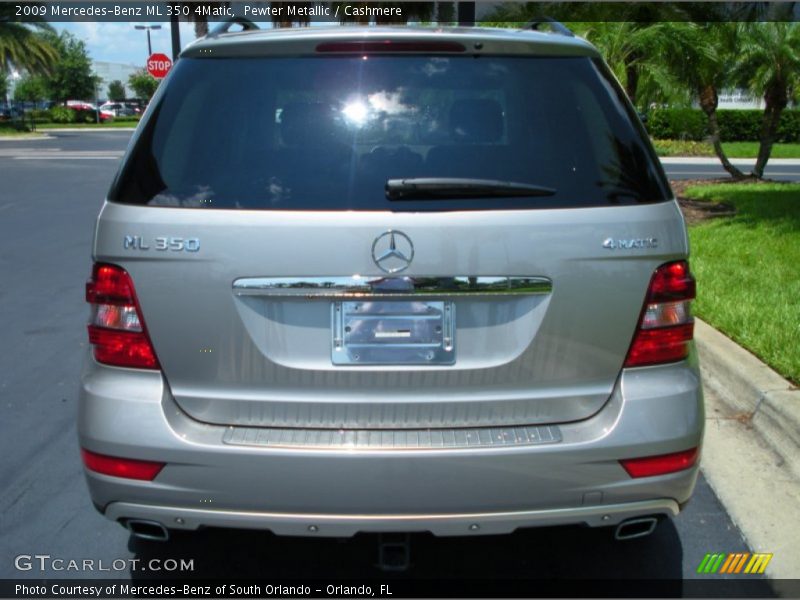 Pewter Metallic / Cashmere 2009 Mercedes-Benz ML 350 4Matic