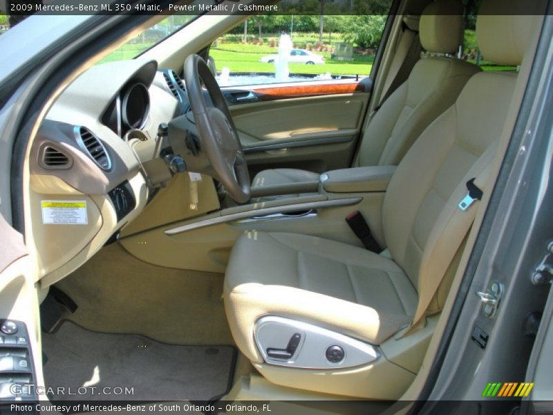 Pewter Metallic / Cashmere 2009 Mercedes-Benz ML 350 4Matic