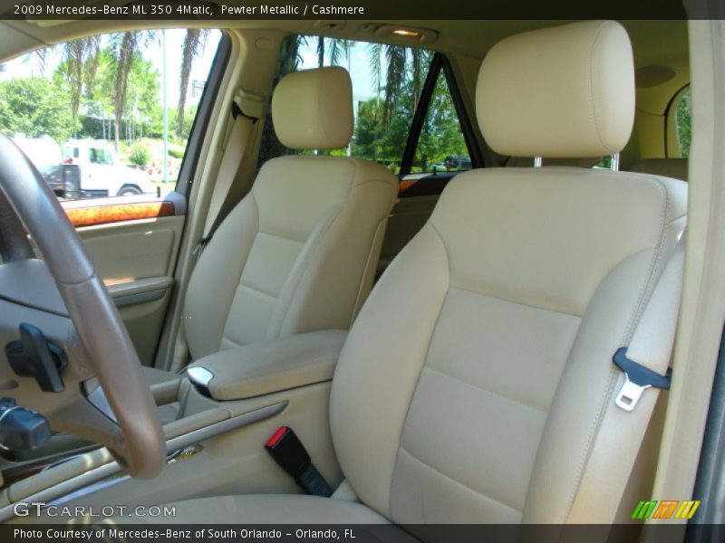 Pewter Metallic / Cashmere 2009 Mercedes-Benz ML 350 4Matic