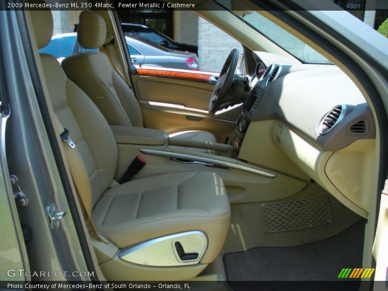 Pewter Metallic / Cashmere 2009 Mercedes-Benz ML 350 4Matic