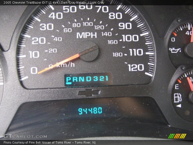 Dark Gray Metallic / Light Gray 2005 Chevrolet TrailBlazer EXT LS 4x4