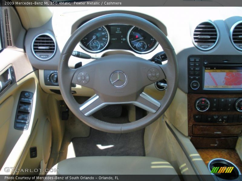 Pewter Metallic / Cashmere 2009 Mercedes-Benz ML 350 4Matic